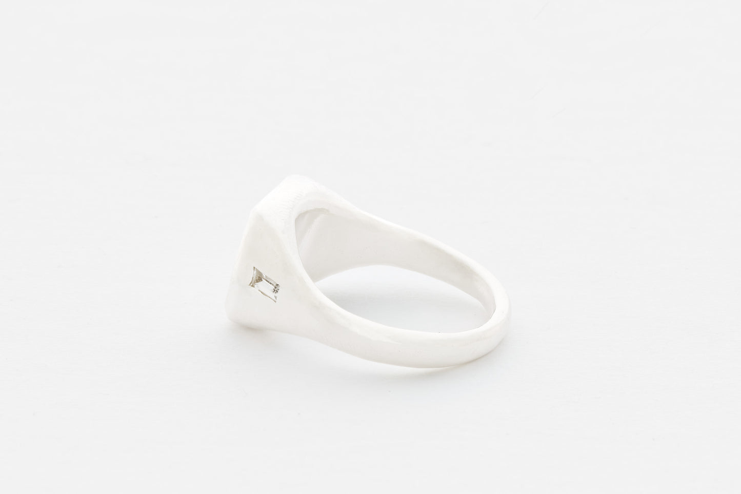 Silver Tablet Ring