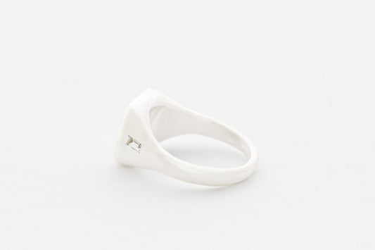 Silver Tablet Ring