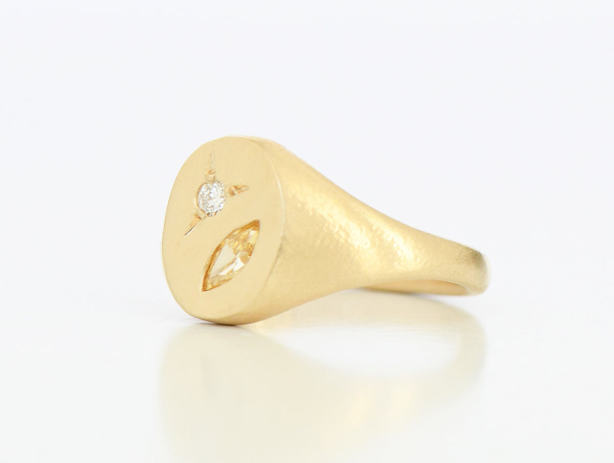 SINGLE MARQUISE TREASURE RING