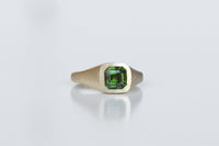 SOFT BLOCK GREEN RING