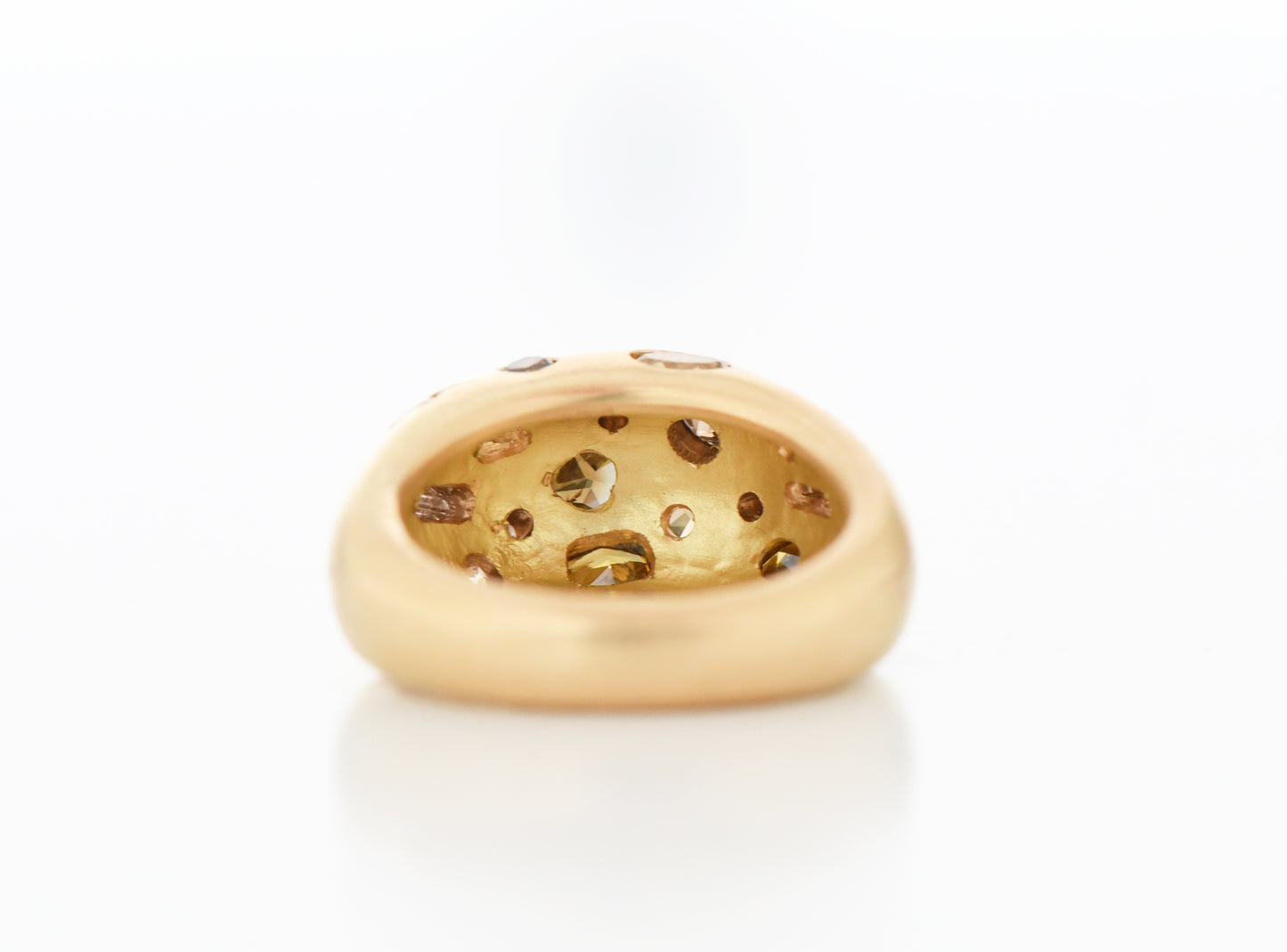 BROWN BOMBE RING