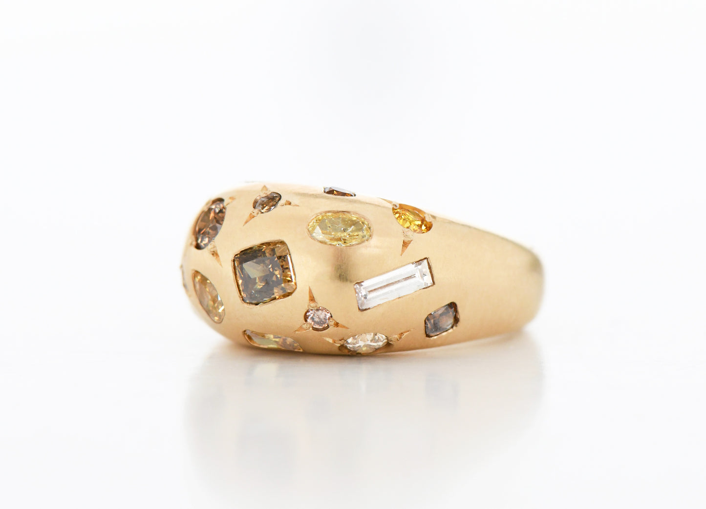 BROWN BOMBE RING