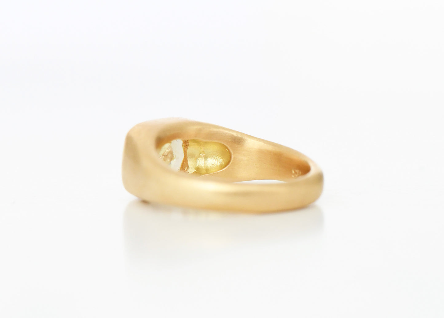YELLOW CUSHION RING