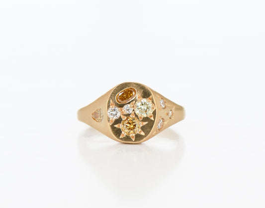 YELLOW DIAMOND SPAZIO RING