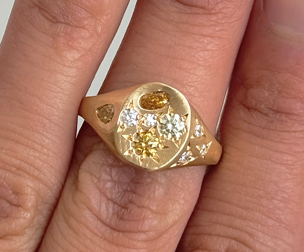 YELLOW DIAMOND SPAZIO RING