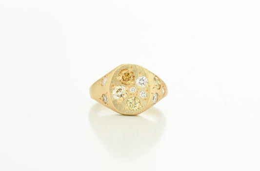Yellow Spazio ring