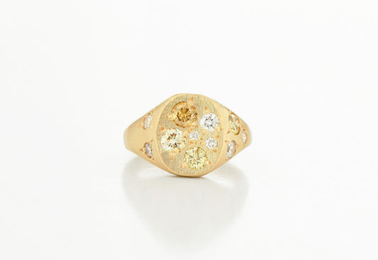 Yellow Spazio ring
