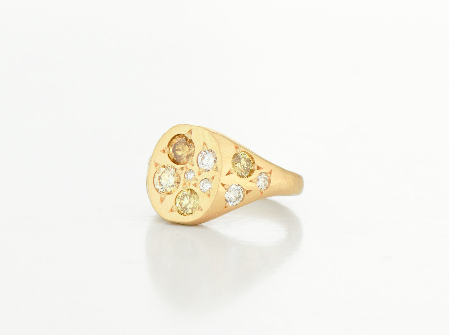Yellow Spazio ring