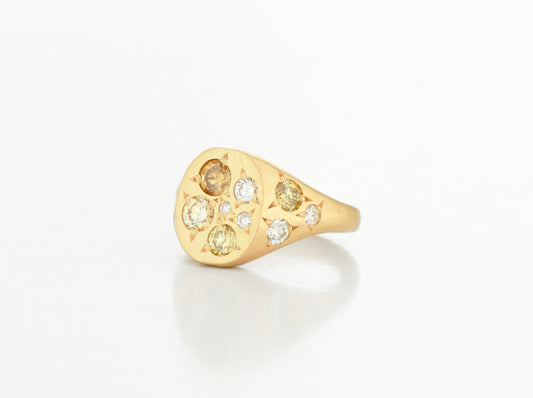 Yellow Spazio ring