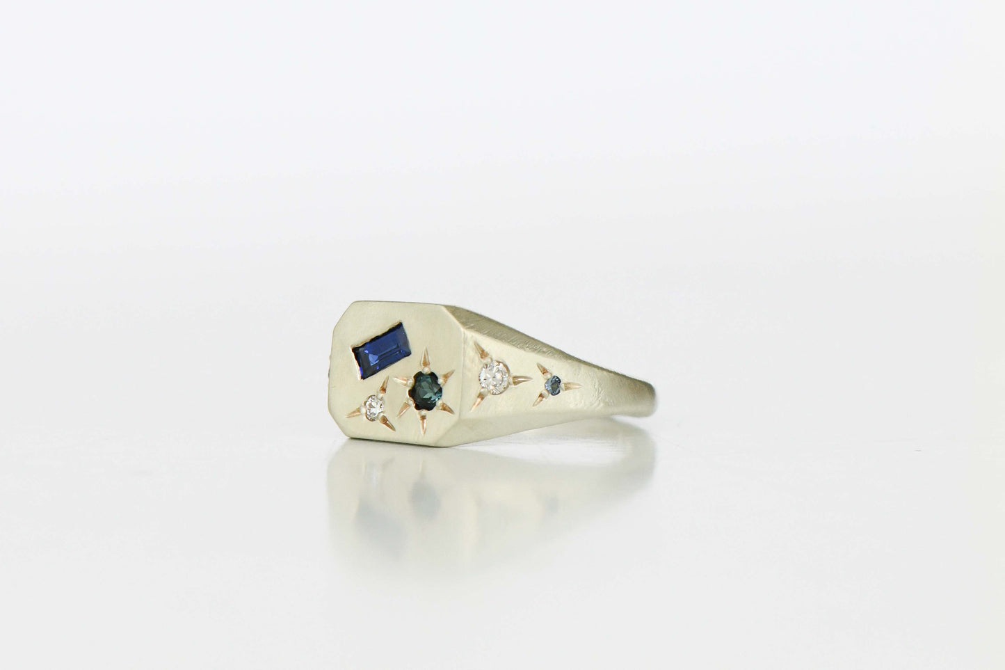 BLUE DIFFICULT RING (M)