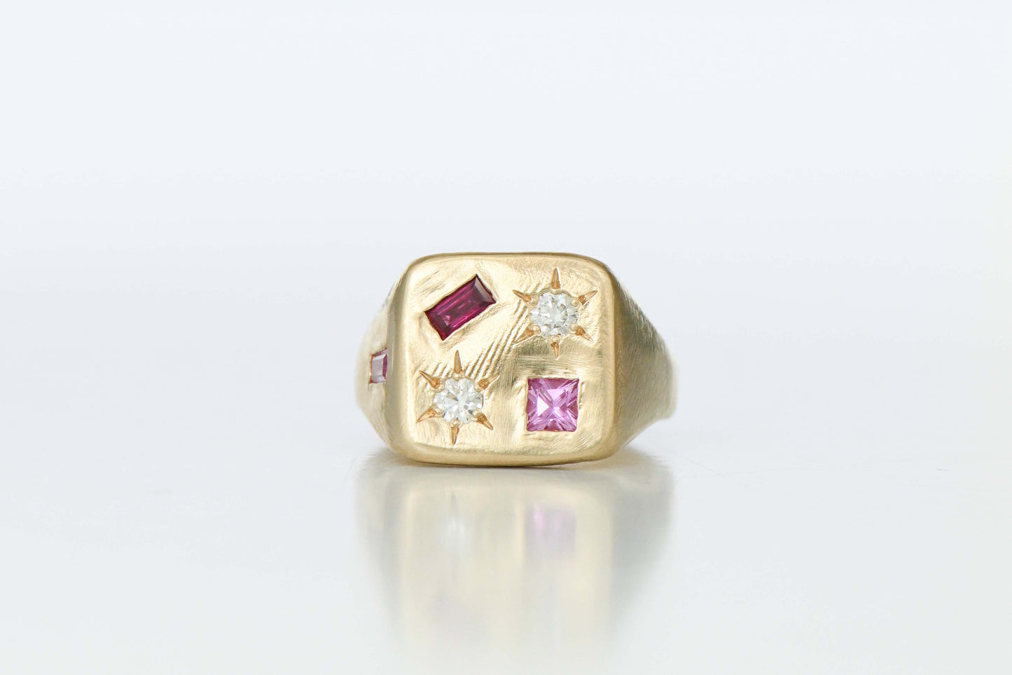Tablet ring gold (L 1/2)