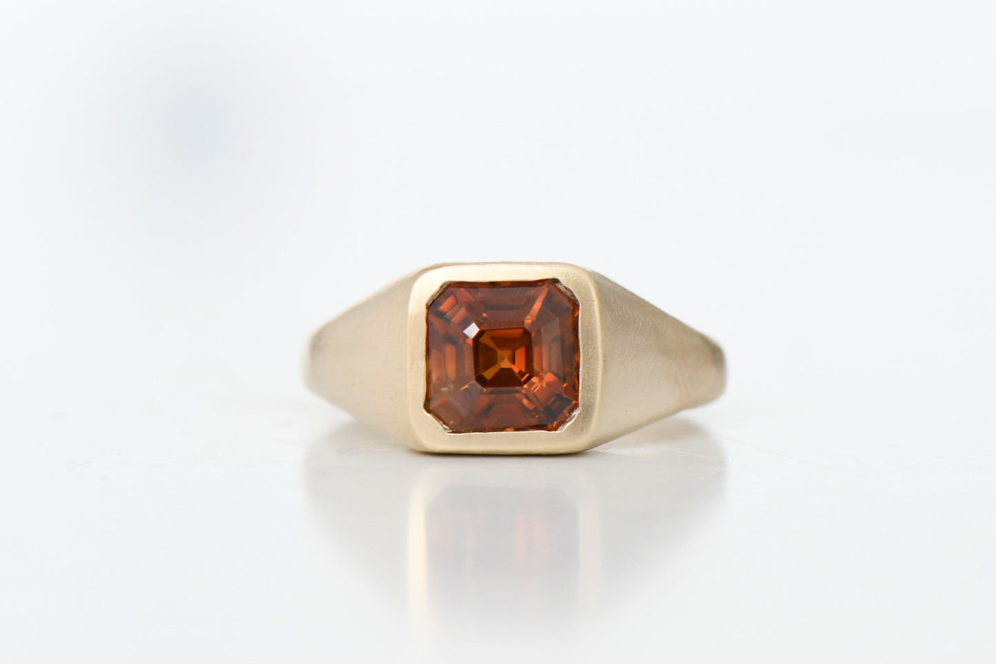 XL Zircon Block Ring (M 1/2)