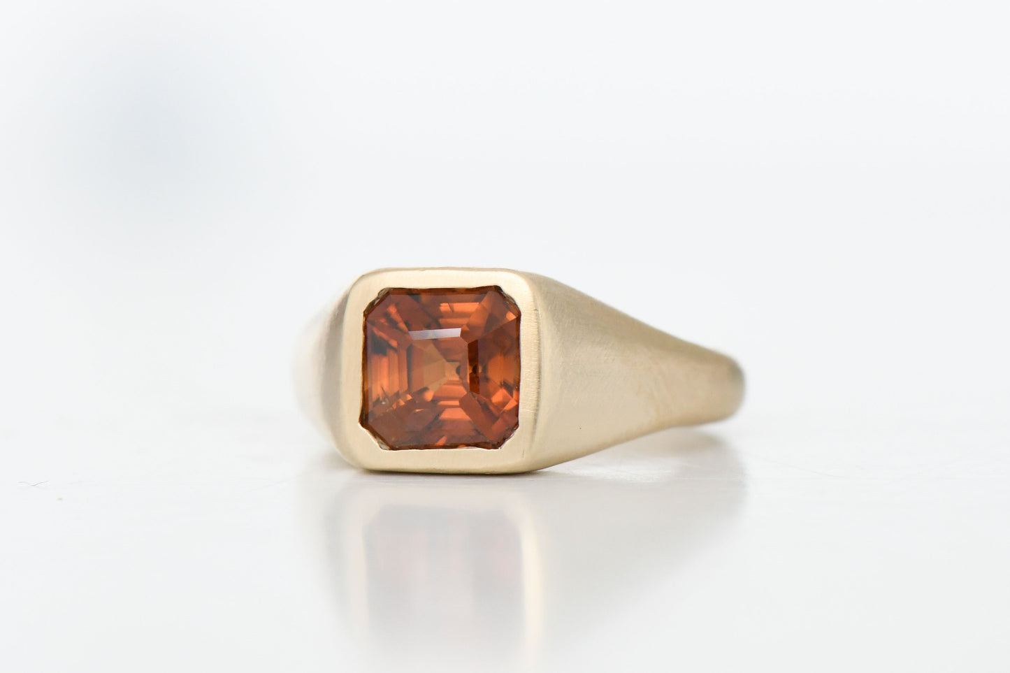 XL Zircon Block Ring (M 1/2)