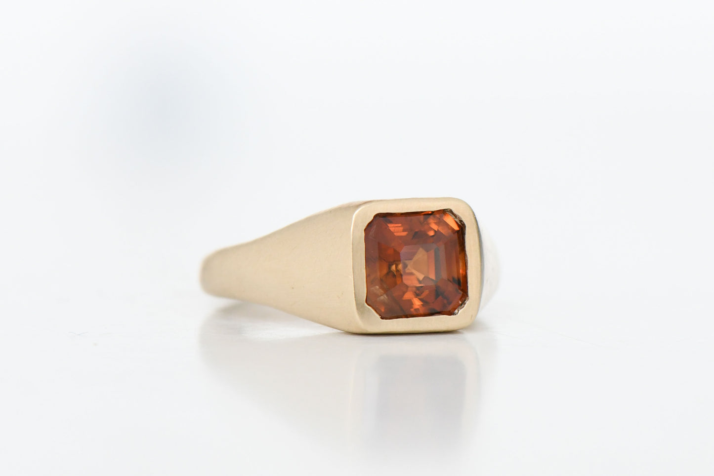 XL Zircon Block Ring (M 1/2)
