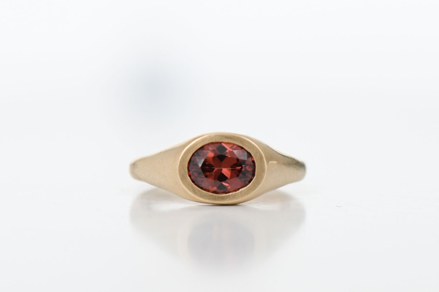 XL OVAL ZIRCON RING (S 1/2)