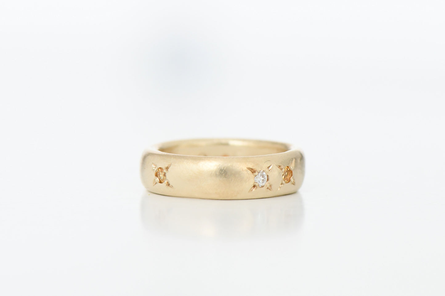 Cigar Band with Stones (K)
