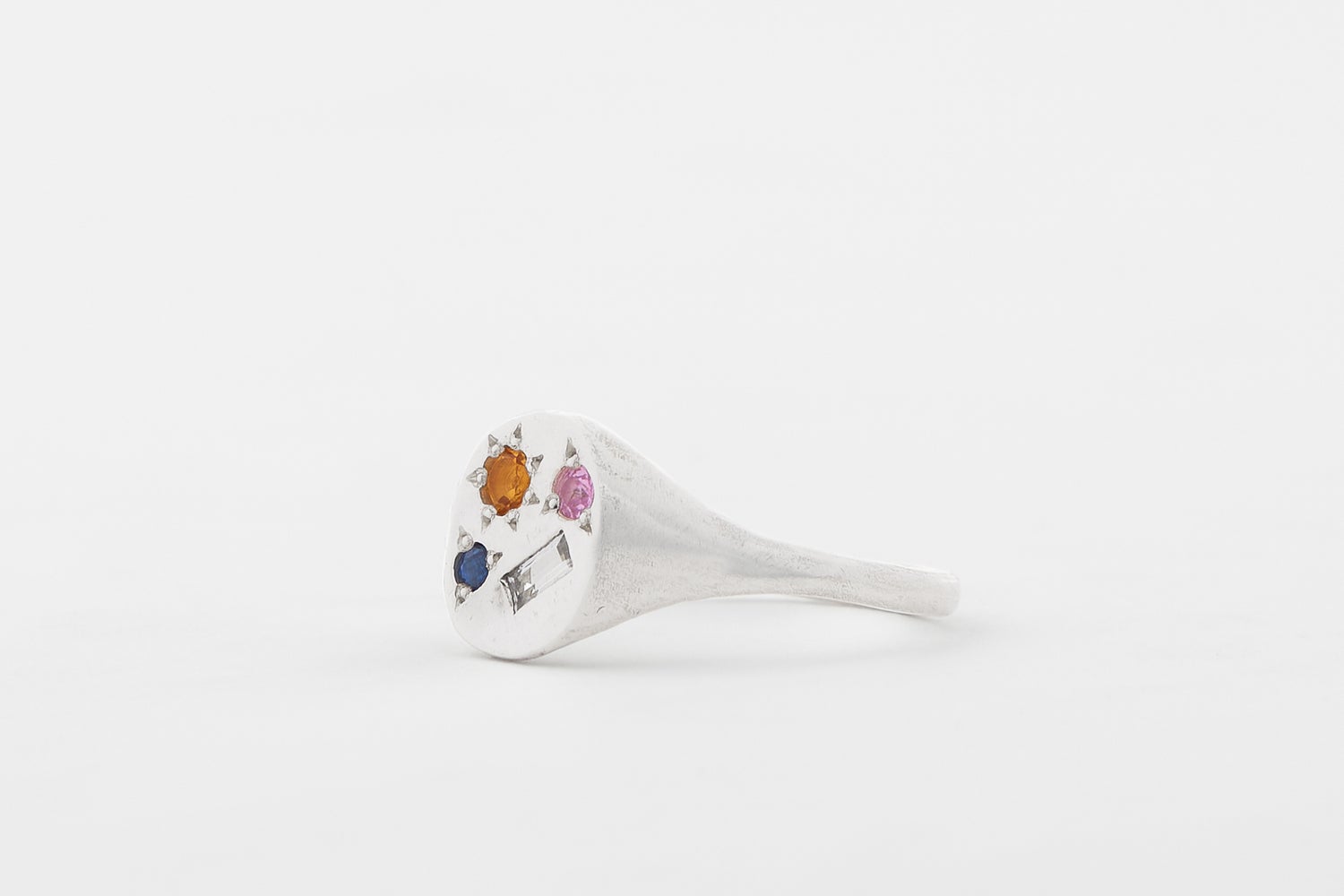 Silver Neapolitan Ring – Seb Brown