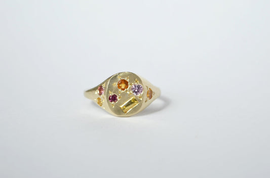 Orange Neapolitan Ring