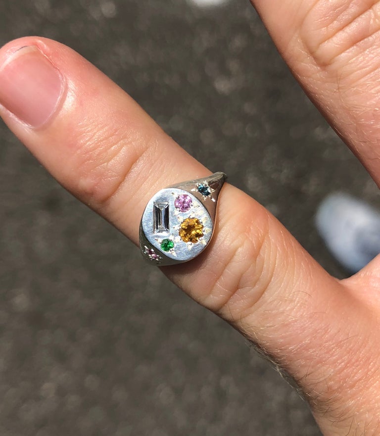【関税込み】Seb Brown Neapolitan オーバル リング Silver Neapolitan Ring – Seb Brown